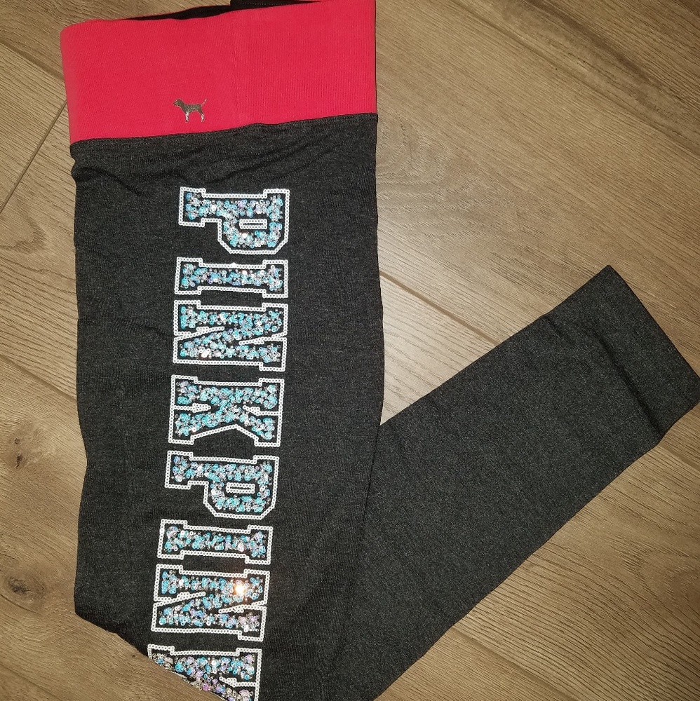 Vs Pink bling leggings